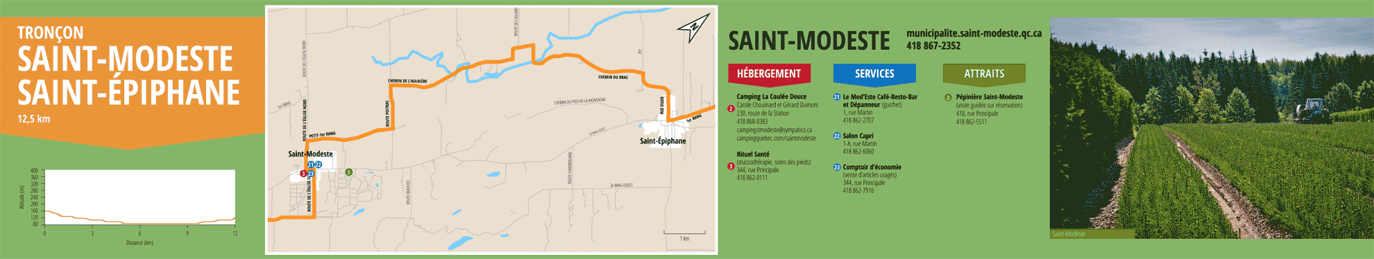 La Route des passants - Tronçon Saint-Modeste/Saint-Épiphane
