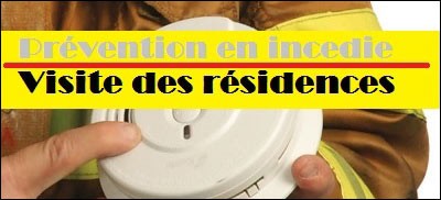 Prévention en incendie - visite des résidences 