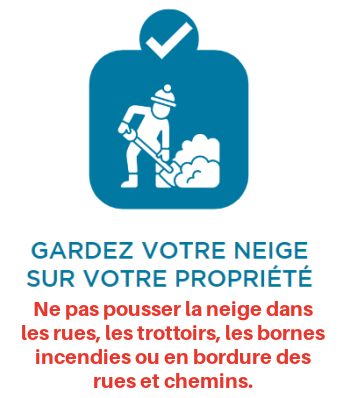 Neige sur propriété (Auteur : Direction générale )