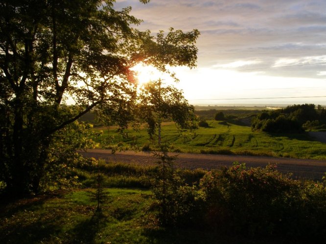 Coucher de soleil nord